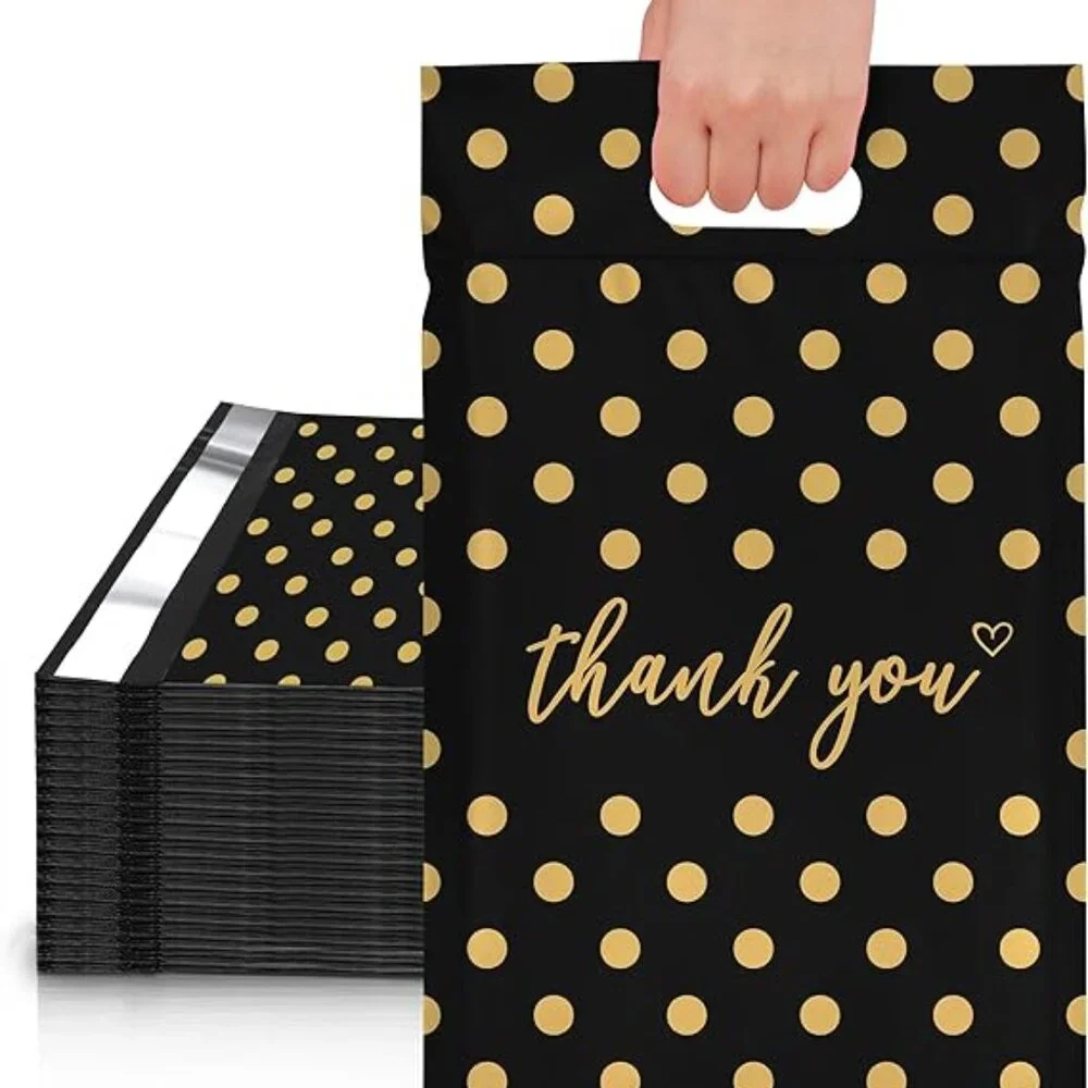 10 pcs Poly Mailers with Handle 10 X 13 Inch Premium Shipping Bags